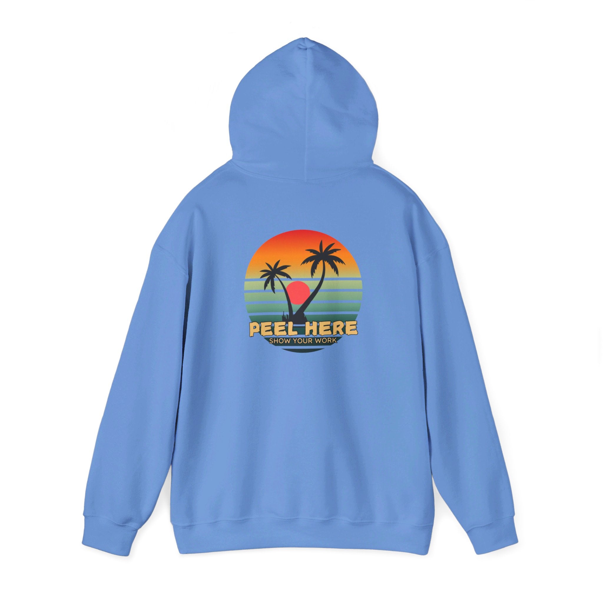 Peel here clothing's Island sun Hoodie