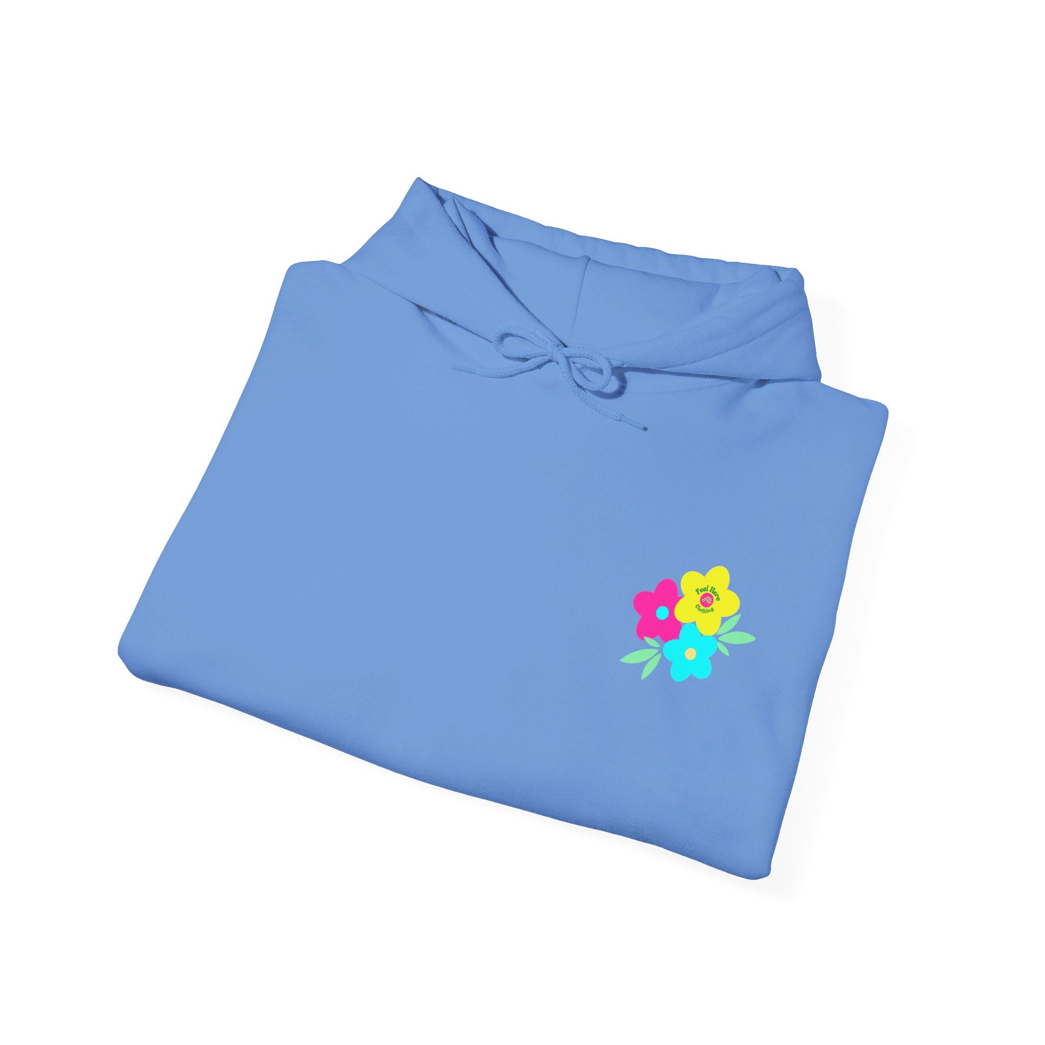 Peel Here Clothings Happy Rainbow Hoodie