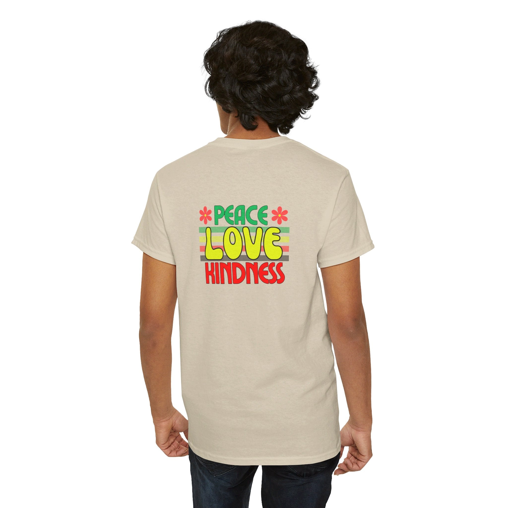 Peel Here Clothing Men's "Peace, Love, Kindness" T-Shirt"