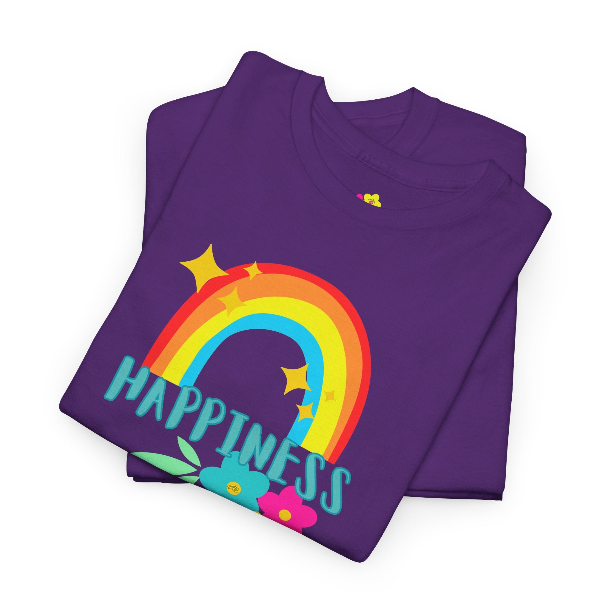 Peel Here Clothing Women's "Happiness Rainbow"