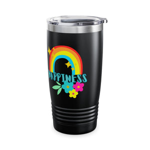 Peel Here "Happiness Rainbow"Tumbler, 20oz