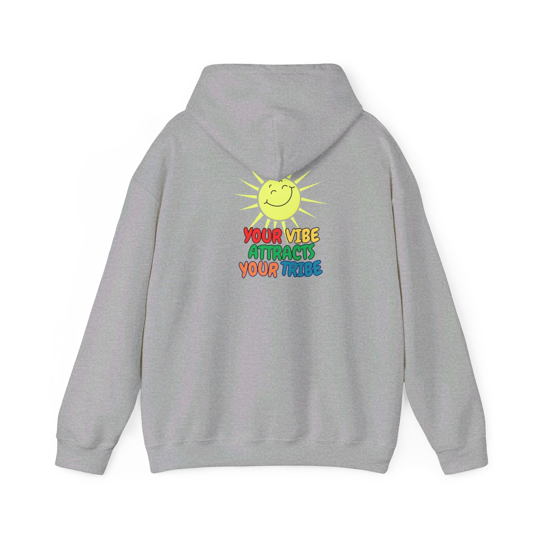 Peel Here Clothing's Your Vibe Attracts Your Tribe Hoodie