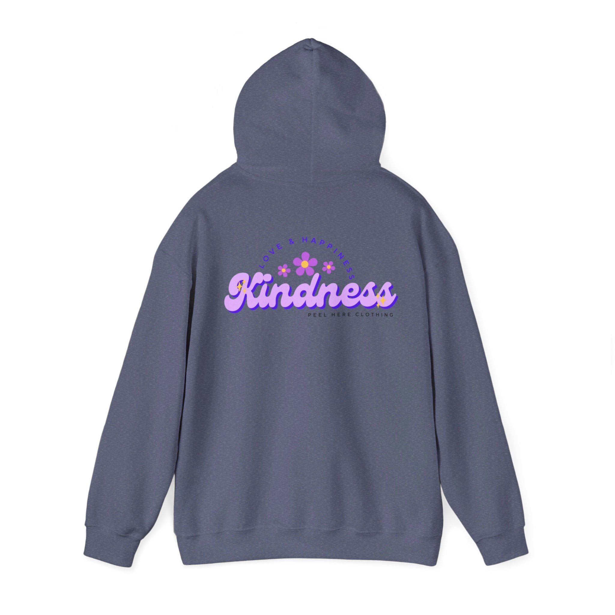 Peel here Clothings Kindness hoodie ( Back)