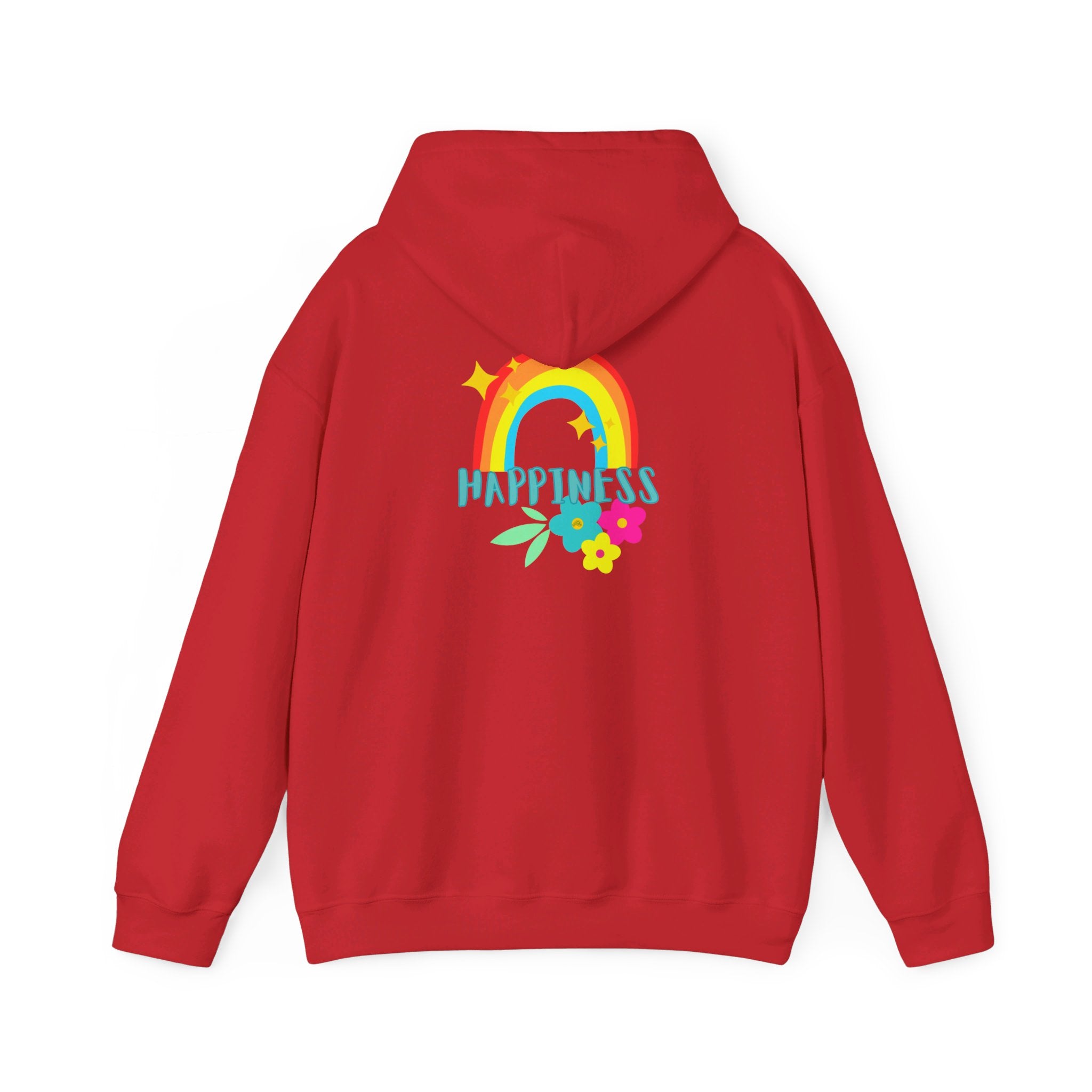 Peel Here Clothings Happy Rainbow Hoodie