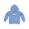 Peel Here Clothings Wave and Sun childrens hoodie