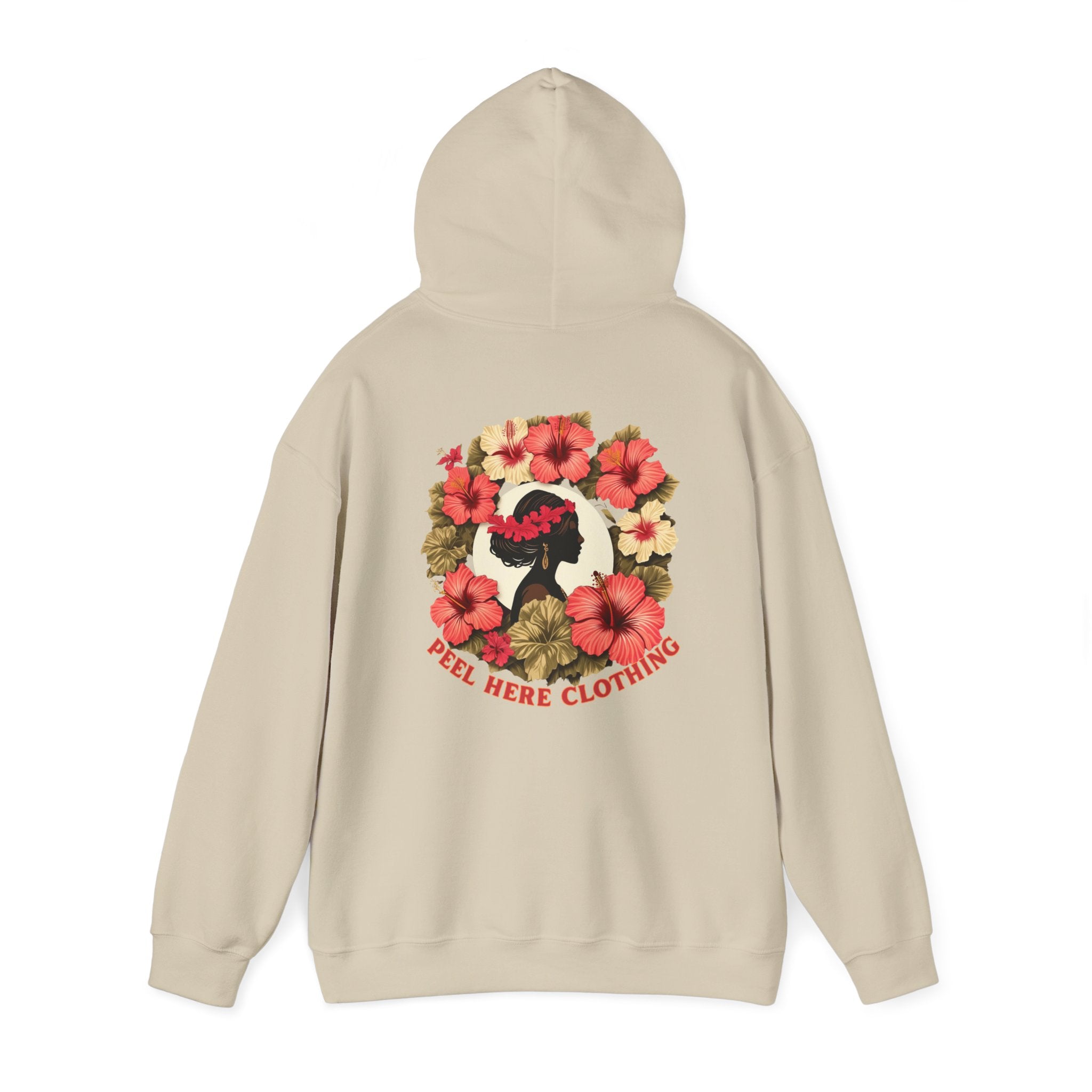 Hibiscus Princess Hooded Sweatshirt Heavy Blend