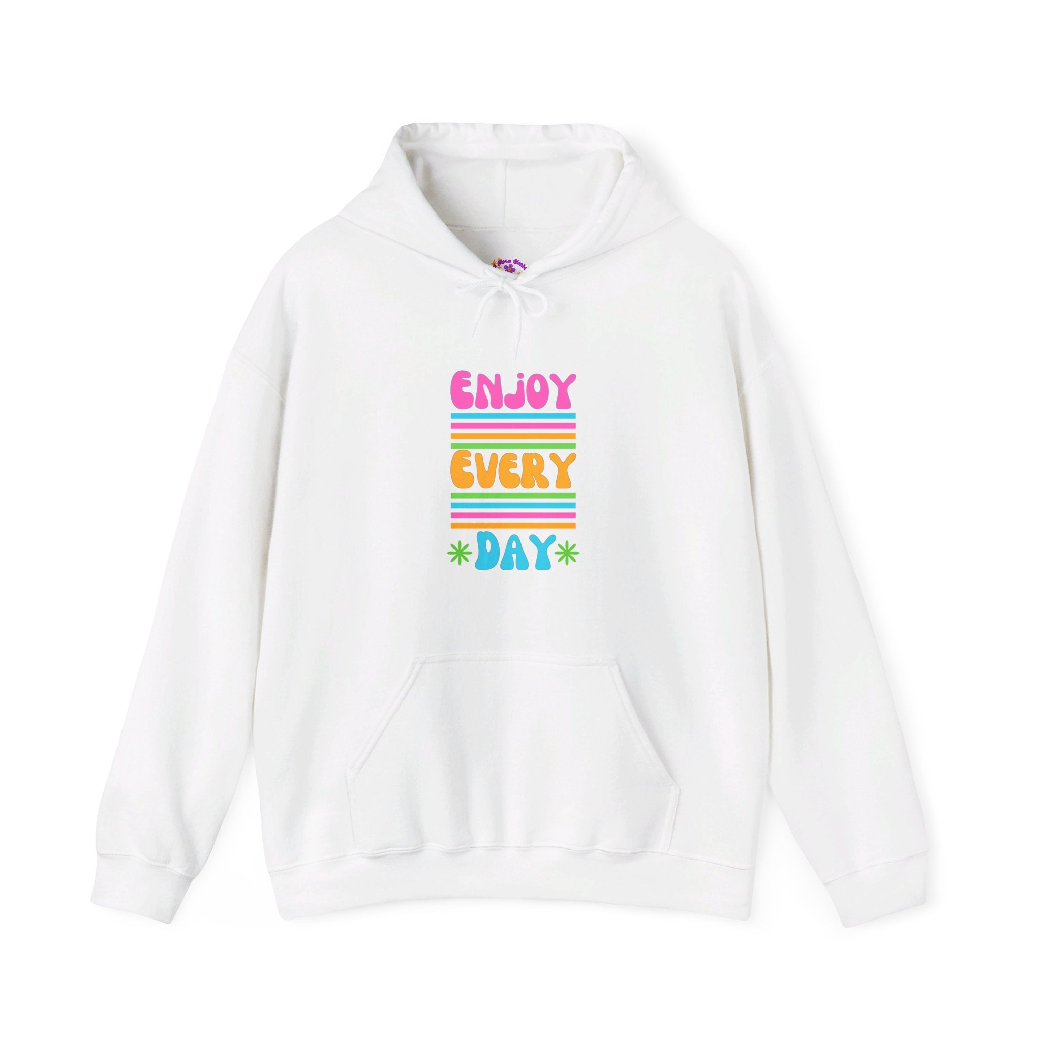 Peel Here Clothings Enjoy Every Day hoodie (Front)