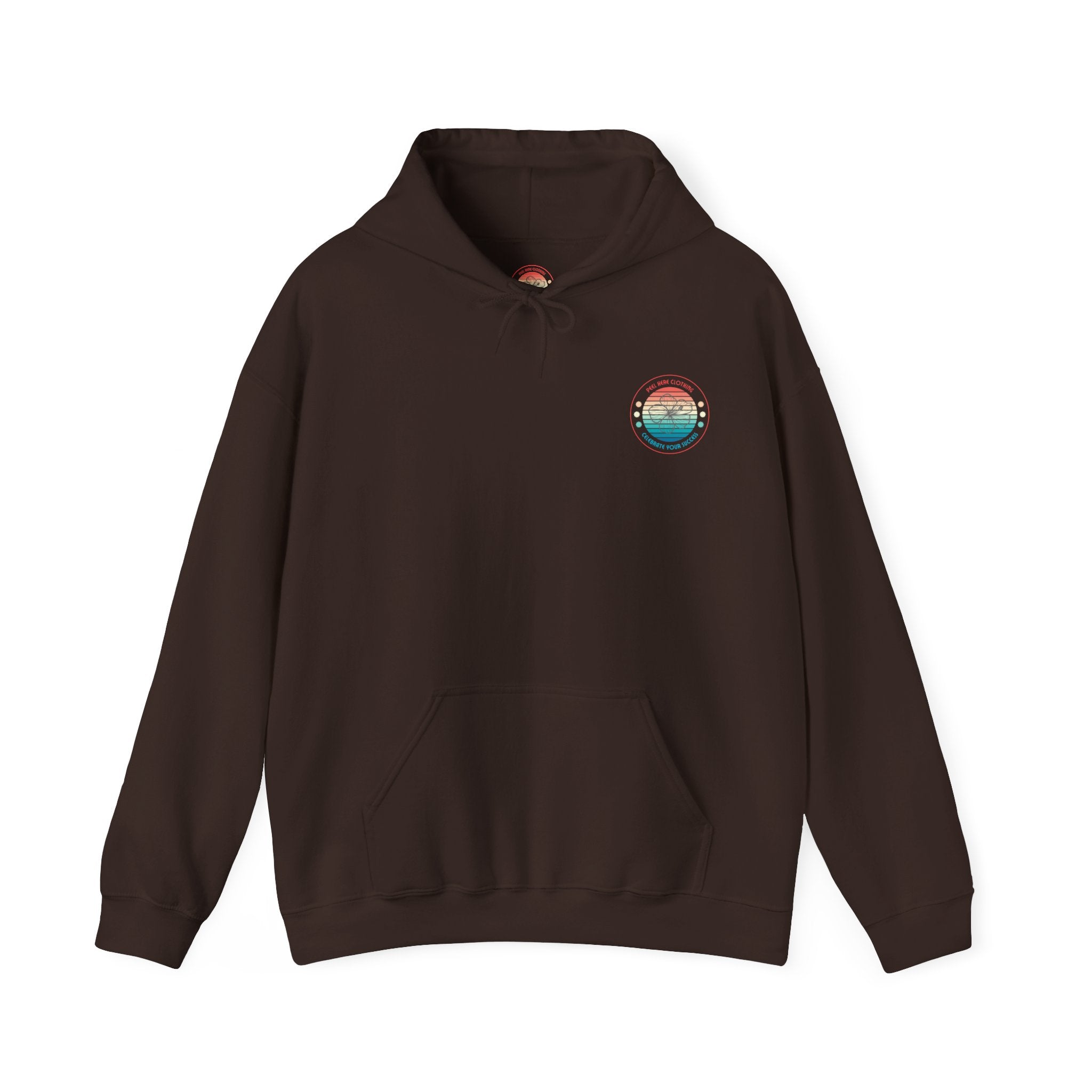 Retro Hibiscus Hooded Sweatshirt