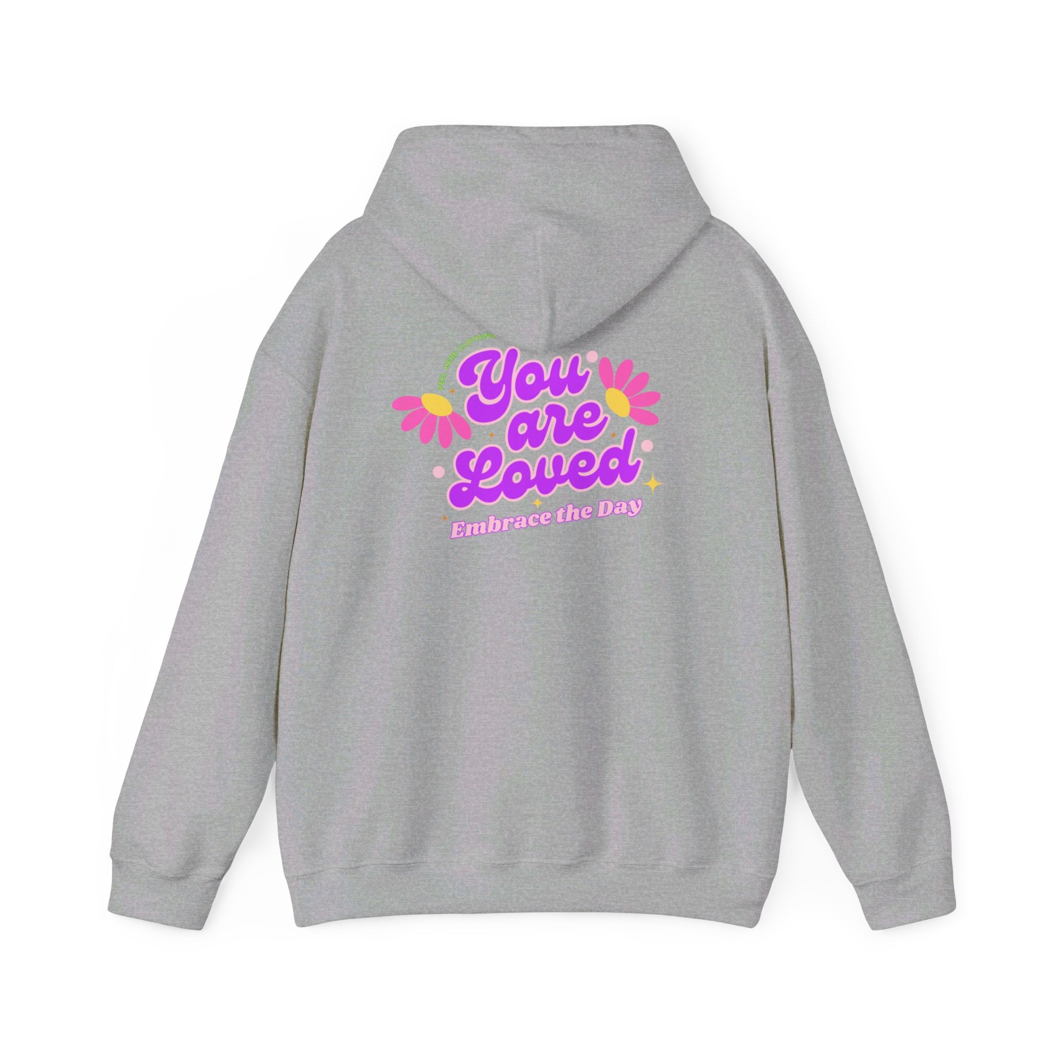 Peel Here Hoodies You Are Loved Hoodie