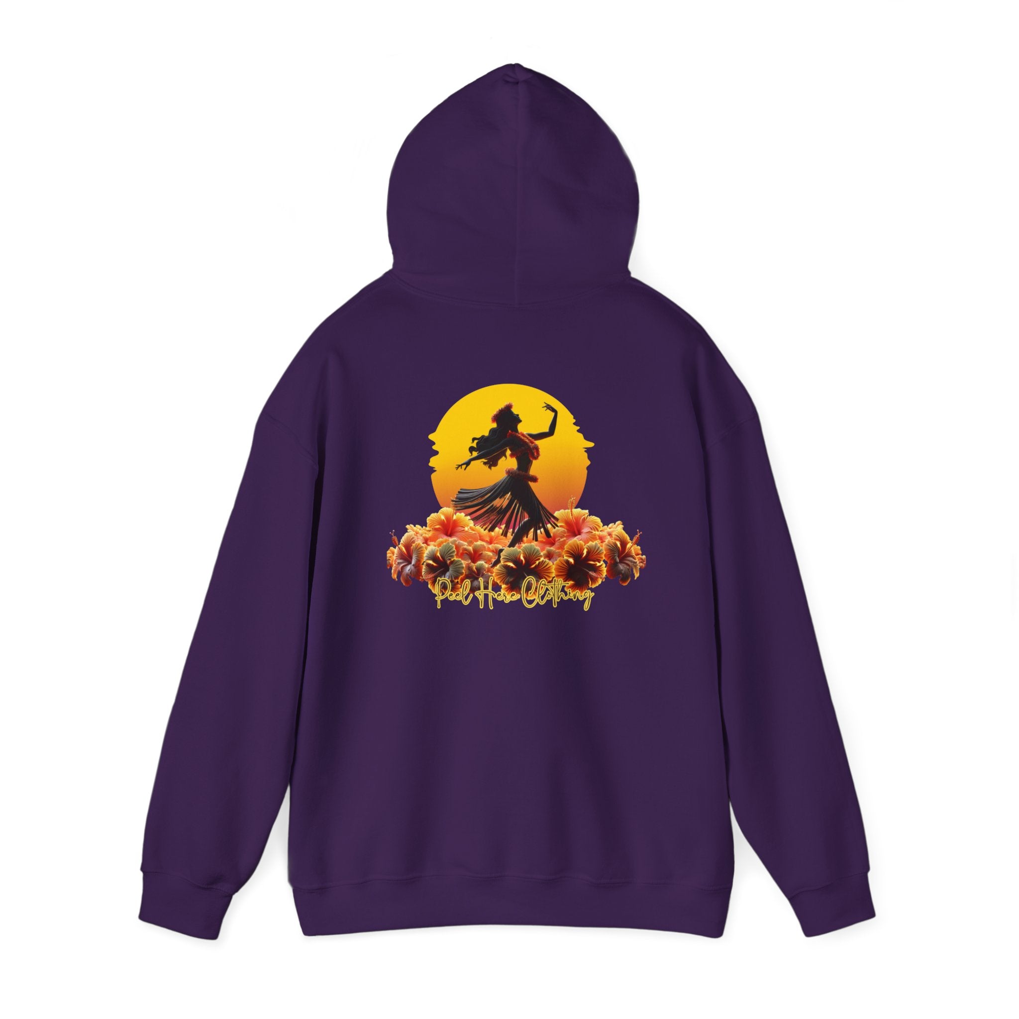 Peel Here Clothing's Dancing on Hibiscus Hoodie