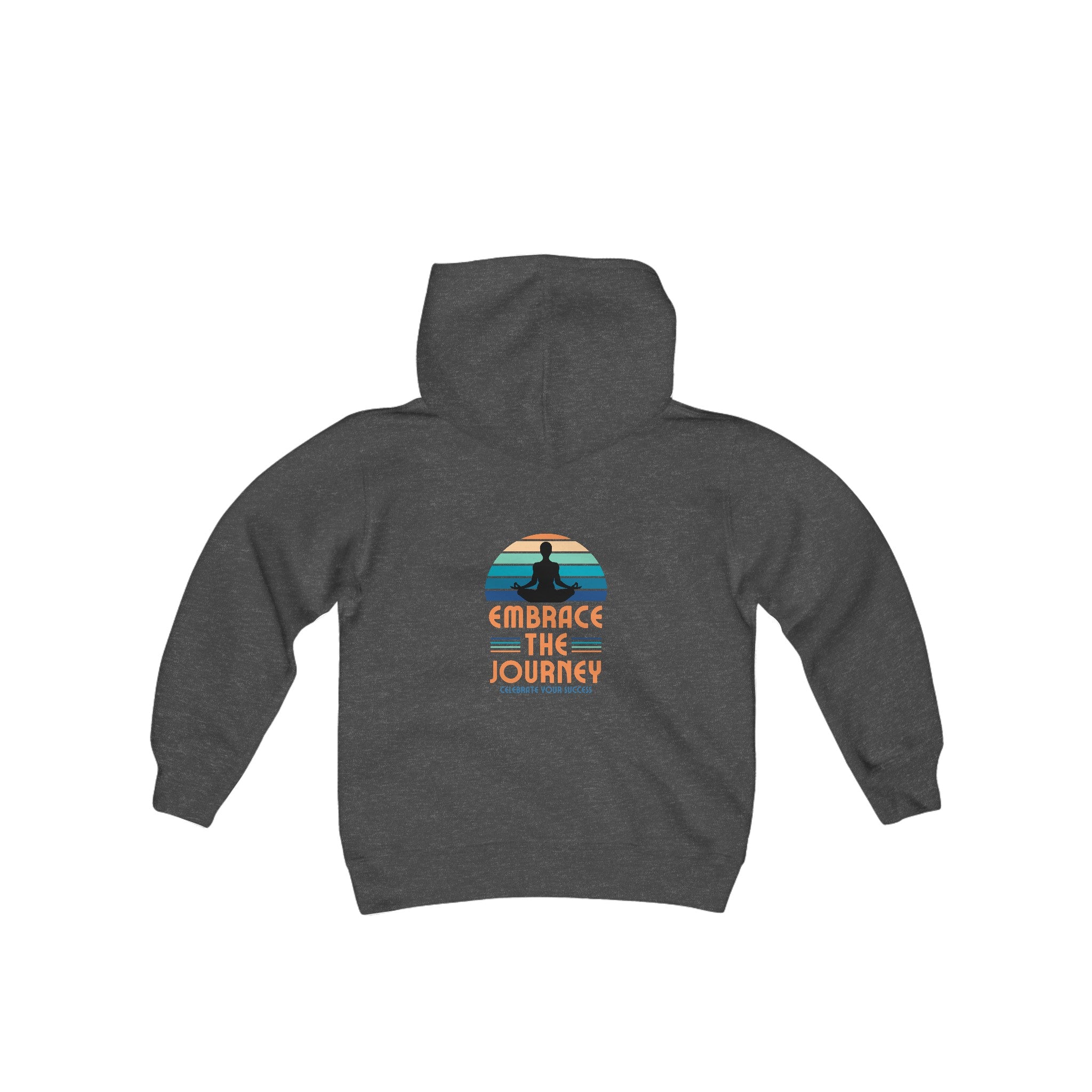 Peel Here Childrens Embrace The Journey Hoodie