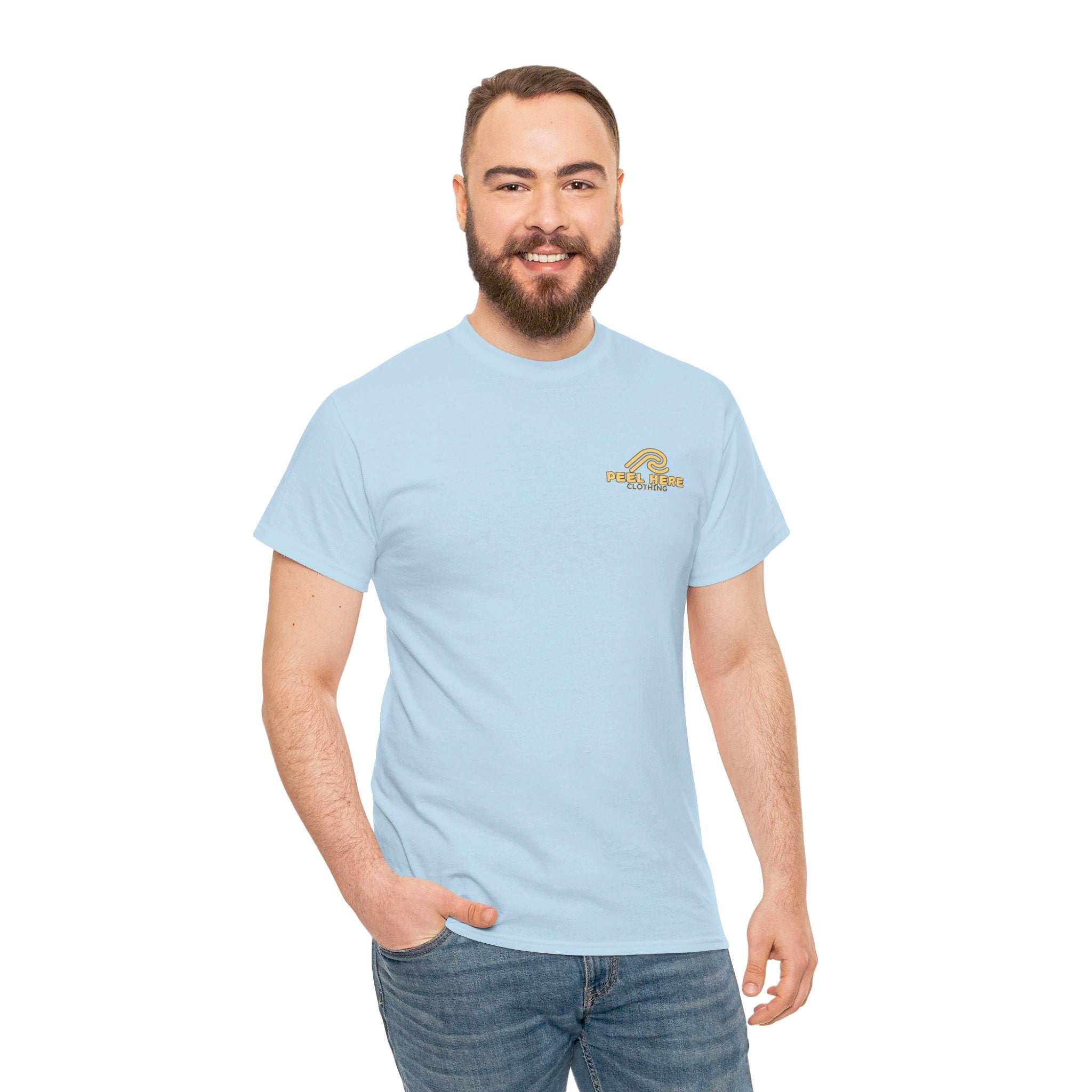 Mens Peel Here Waves and Sun T-Shirt