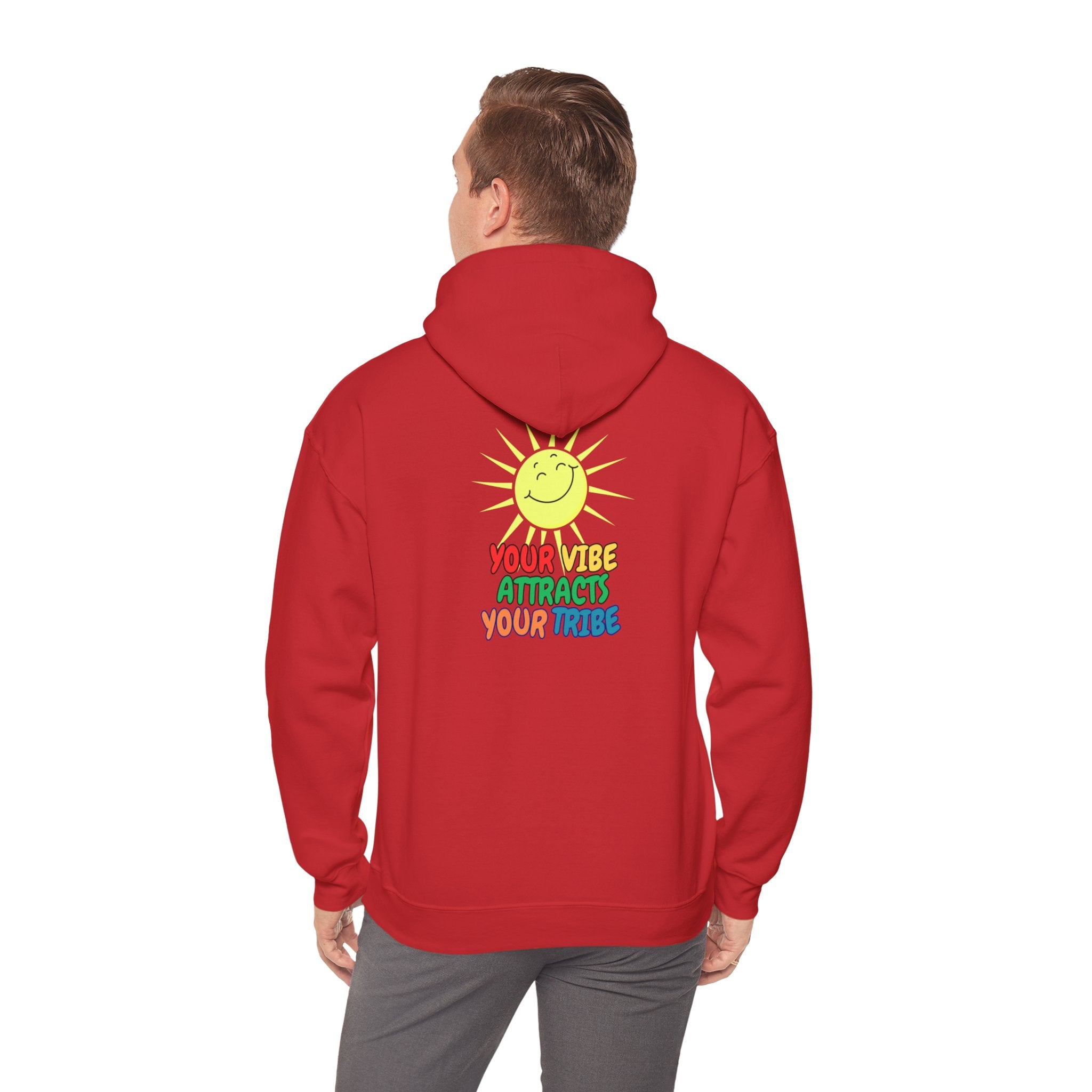 Peel Here Clothing's Your Vibe Attracts Your Tribe Hoodie