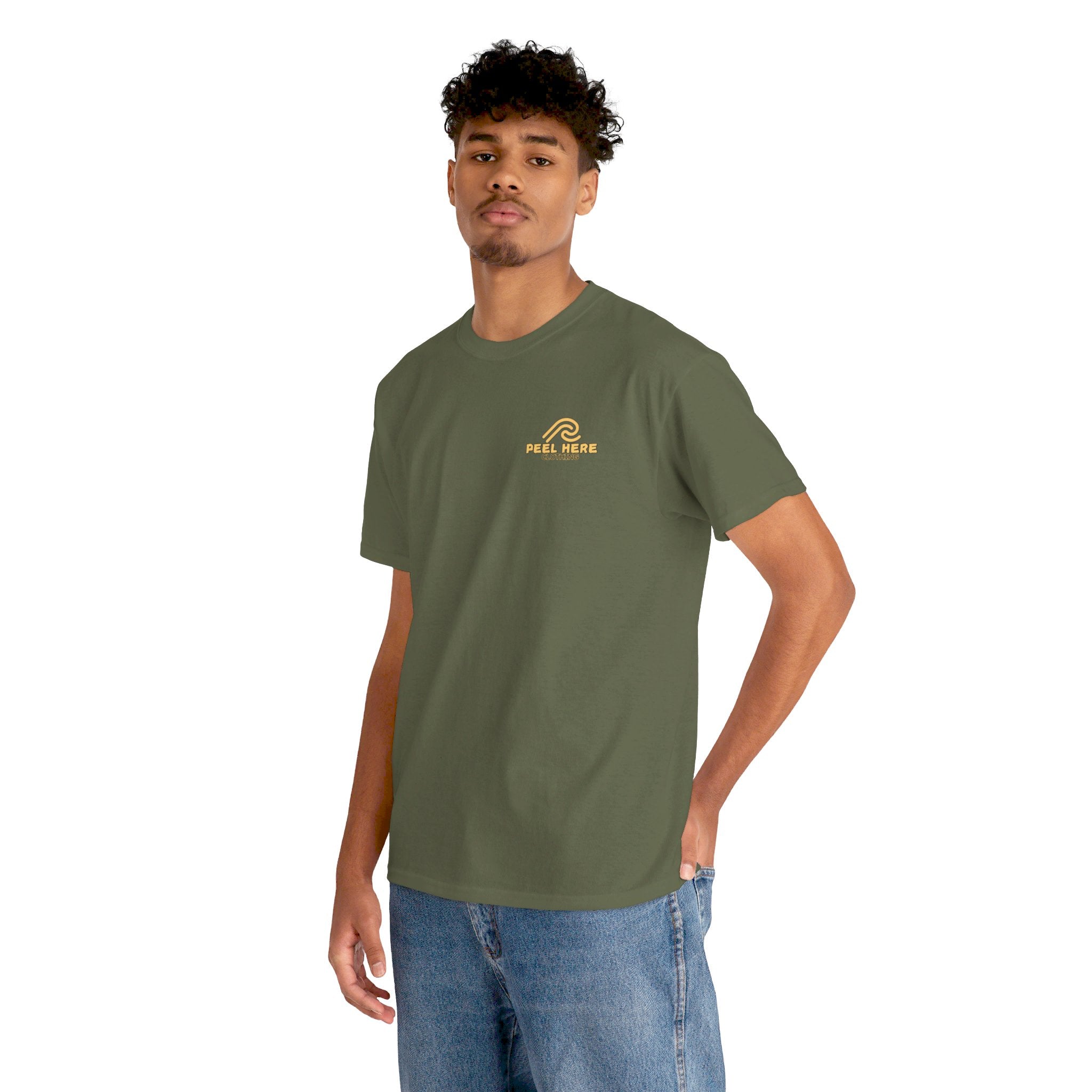 Mens Peel Here Waves and Sun T-Shirt