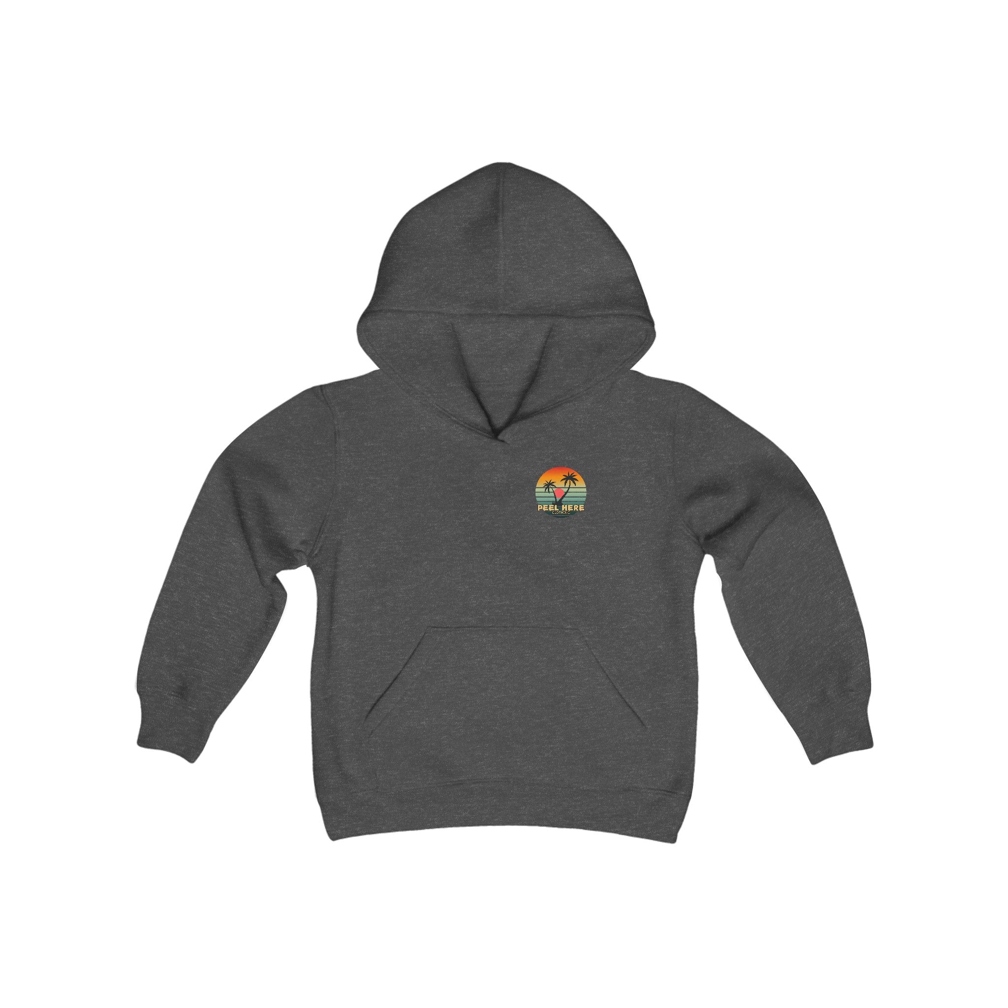 Peel Here Clothings Island Retro Childrens Hoodie