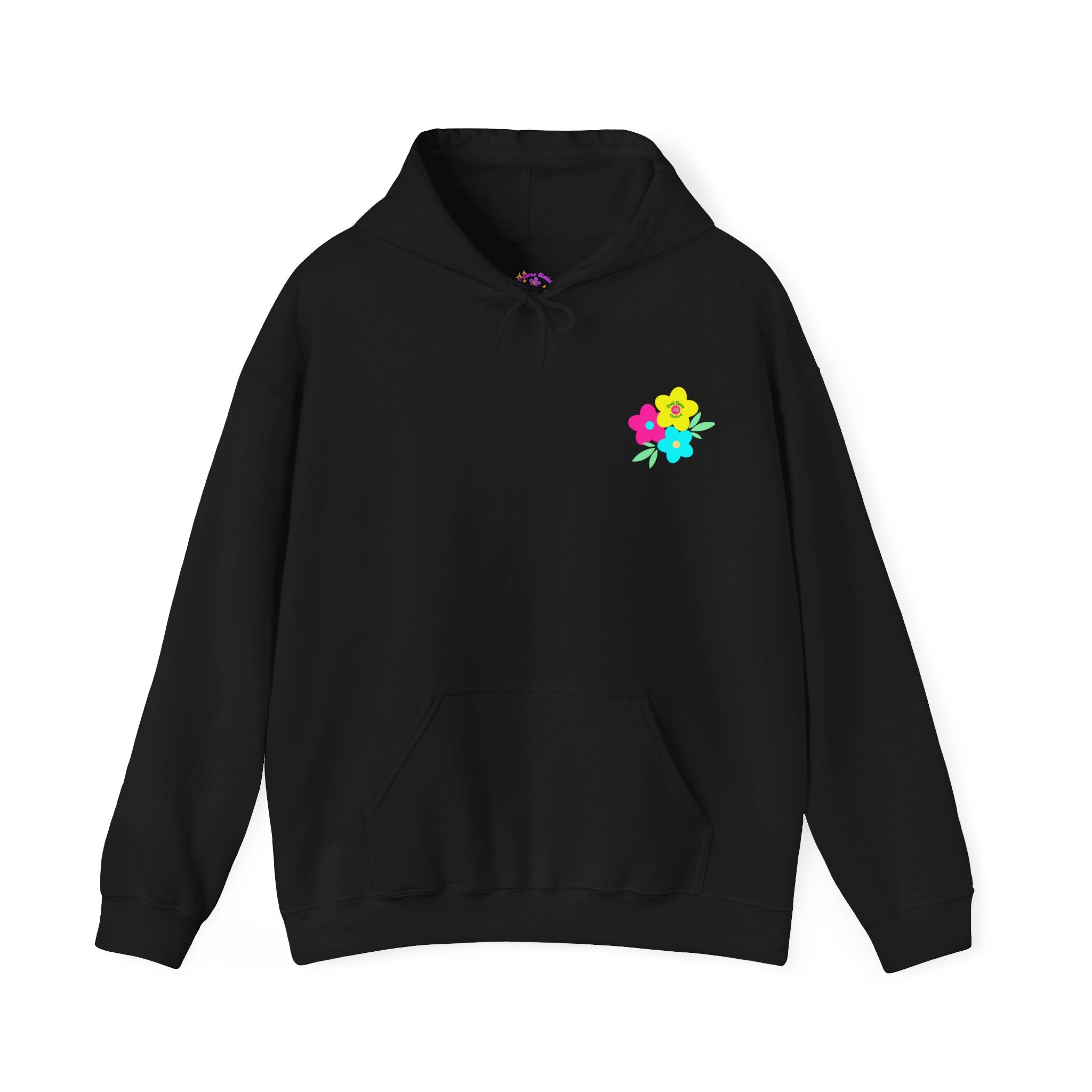 Peel Here Clothings Happy Rainbow Hoodie