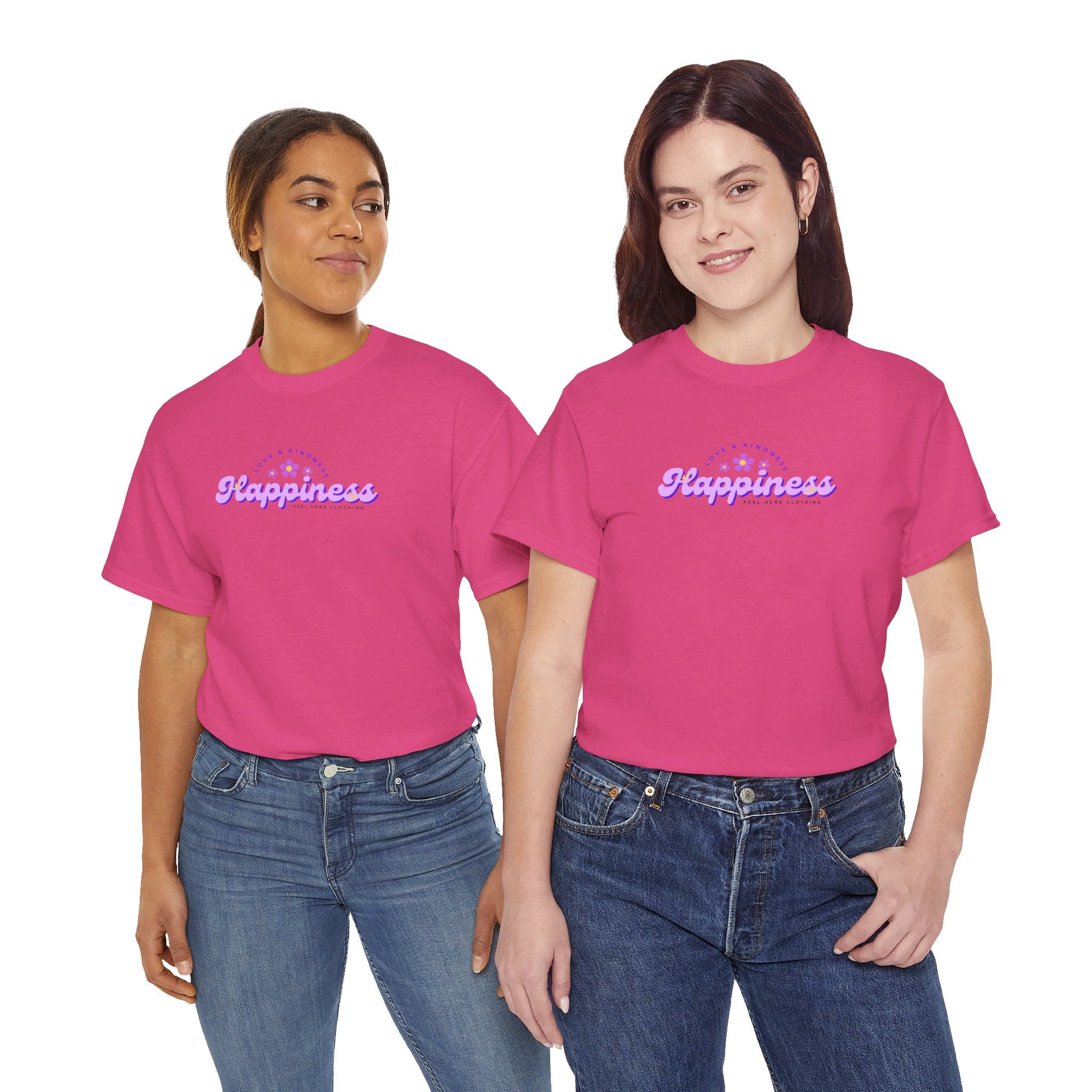 Peel Here Clothing Women's "Happiness"