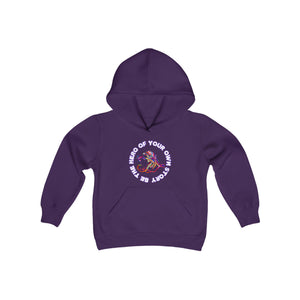 Youth Heavy Blend Hooded Sweatshirt (Be The Hero)