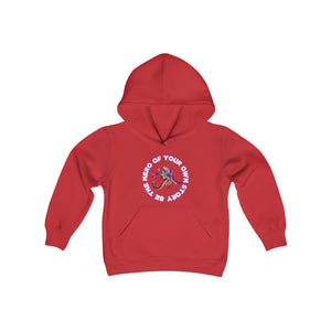 Youth Heavy Blend Hooded Sweatshirt (Be The Hero)