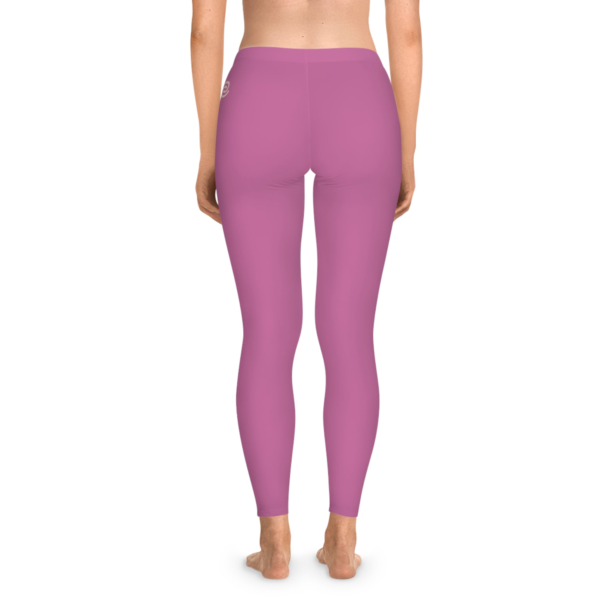 Womens Peel Here Luxe Stretchy Leggings (pink)