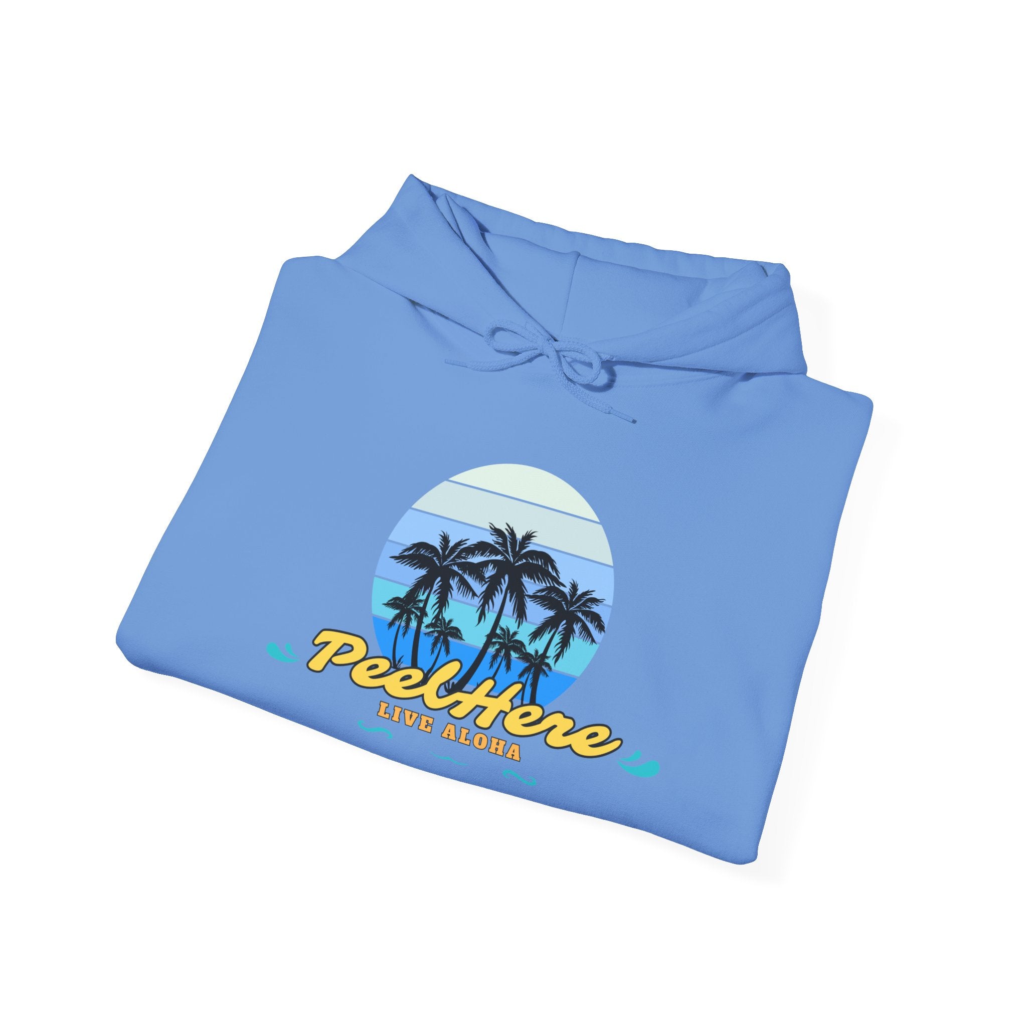 Peel Here Clothing's Live Aloha Hooded Sweatshirt