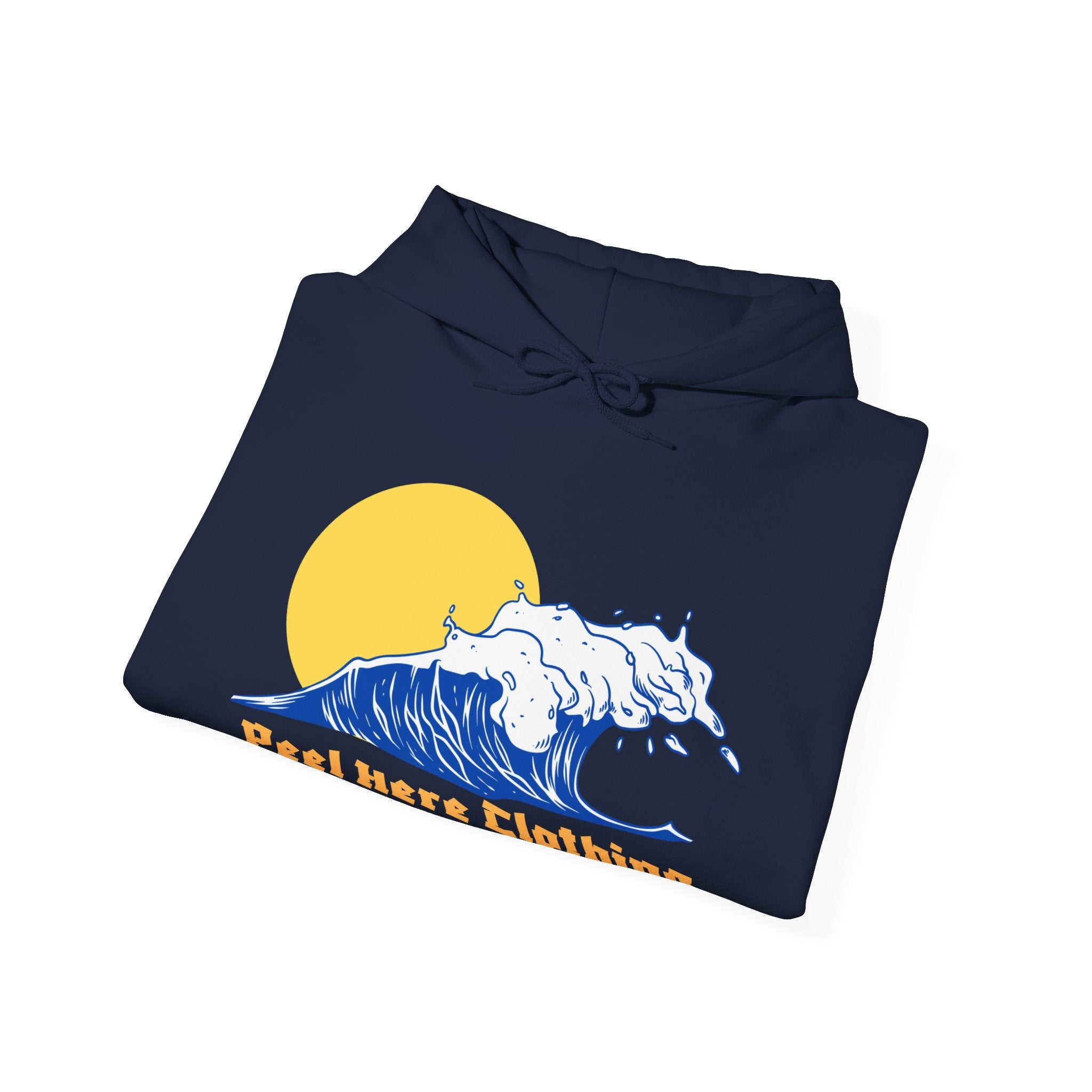 Peel Here Clothing's Wave and Sun Hoodie