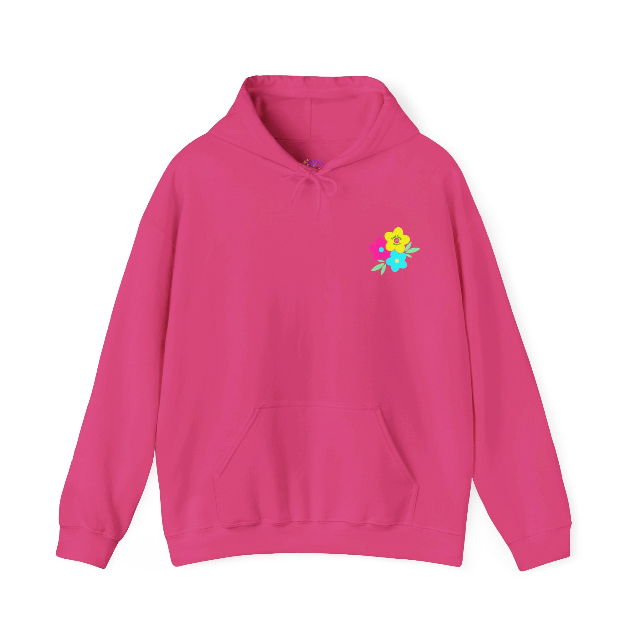 Peel Here Clothings Happy Rainbow Hoodie