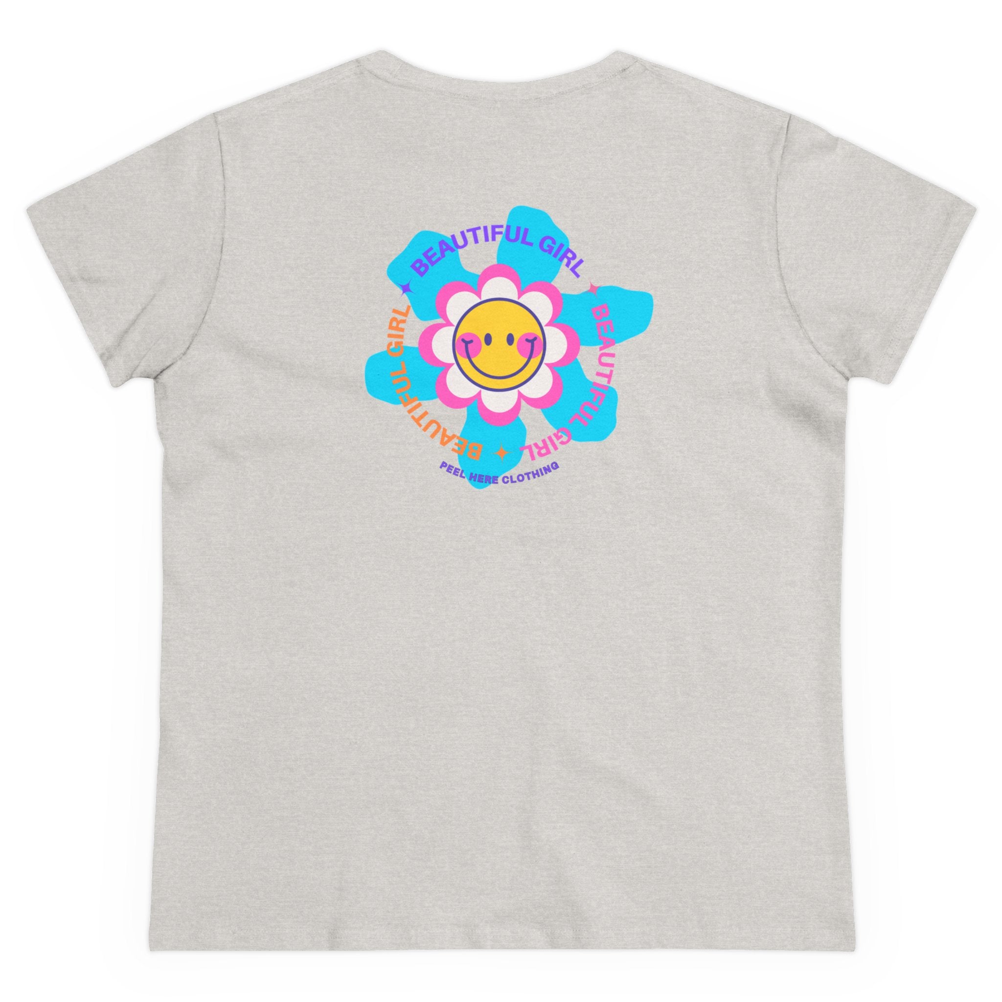 Beautiful Girl Midweight Cotton Tee (Back)