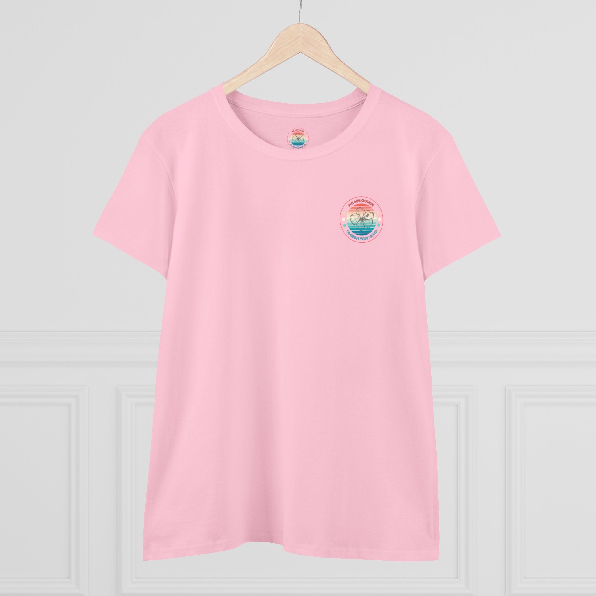 Retro Hibiscus Midweight Cotton Tee