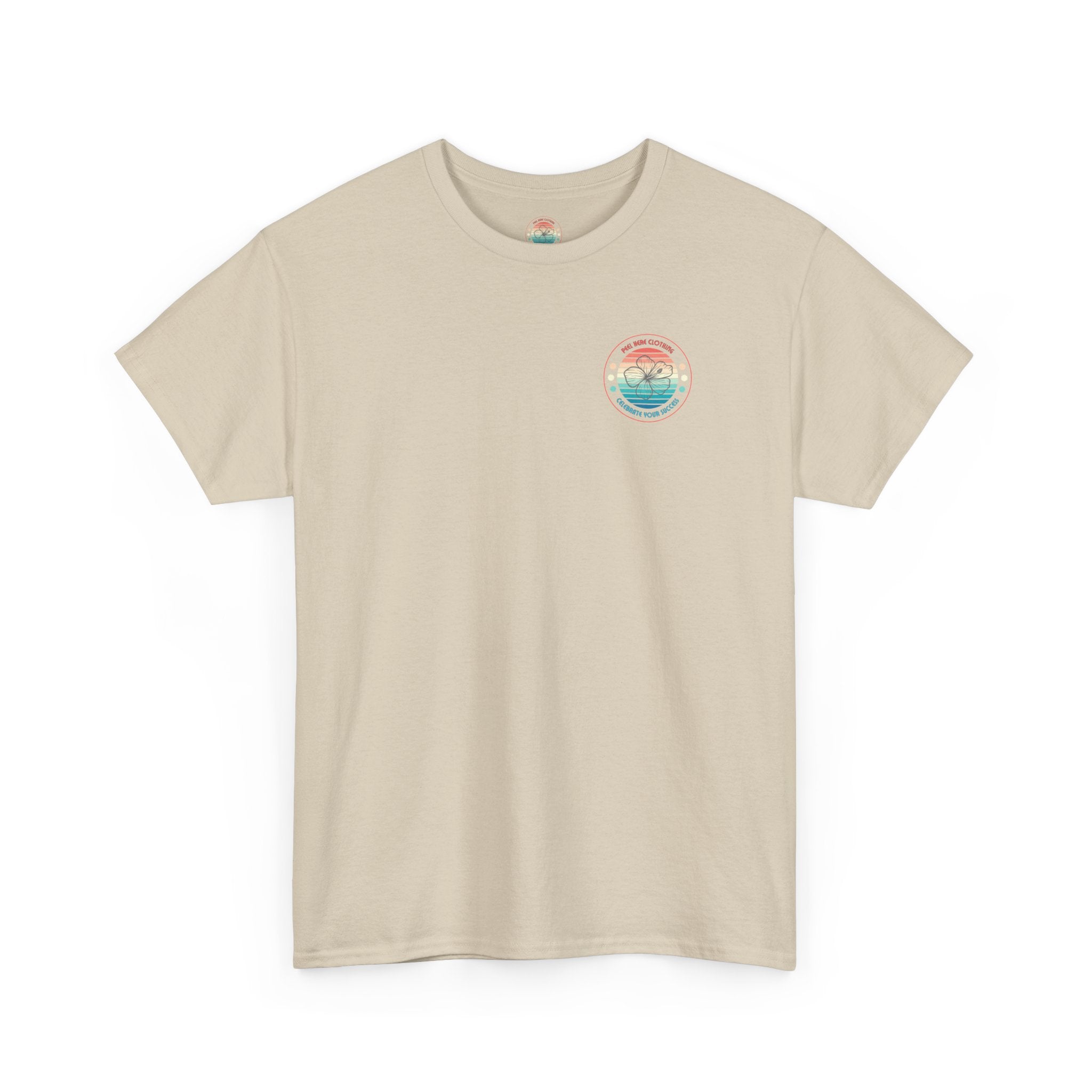 Retro Hibiscus Heavy Cotton Tee