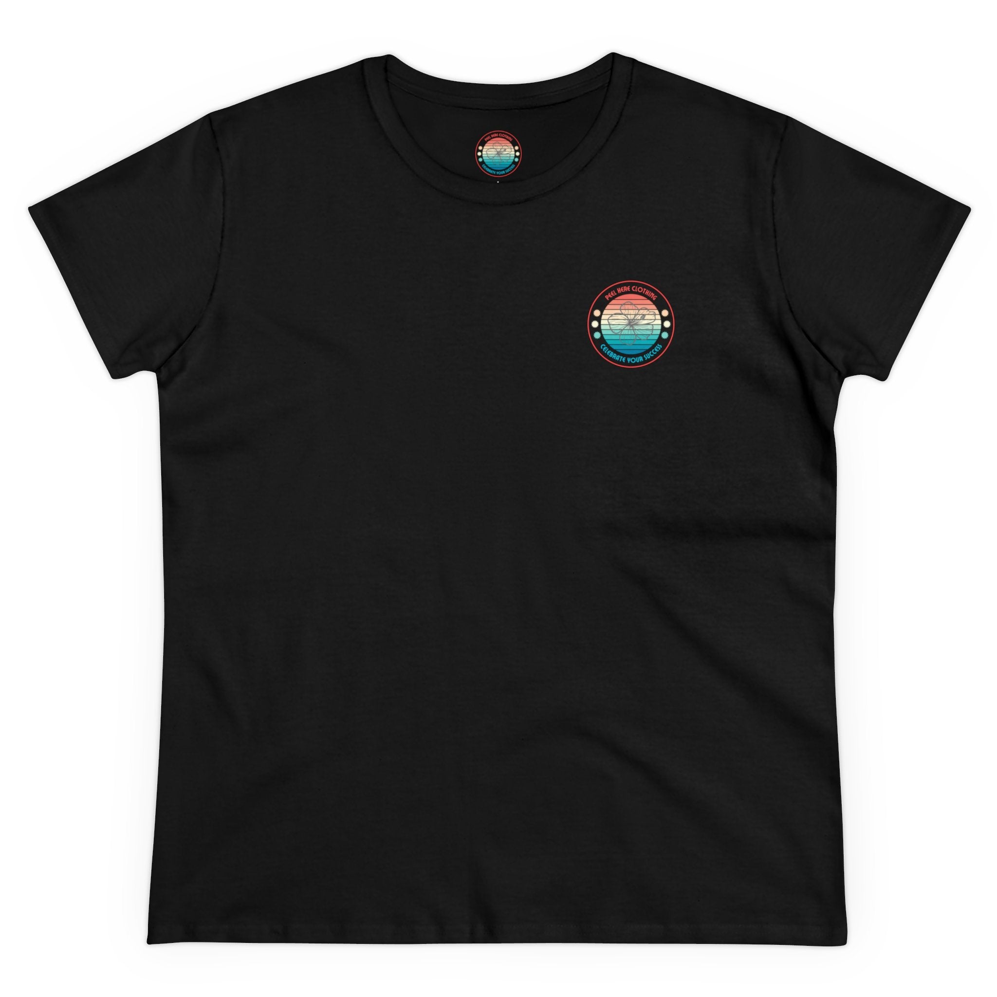 Retro Hibiscus Midweight Cotton Tee