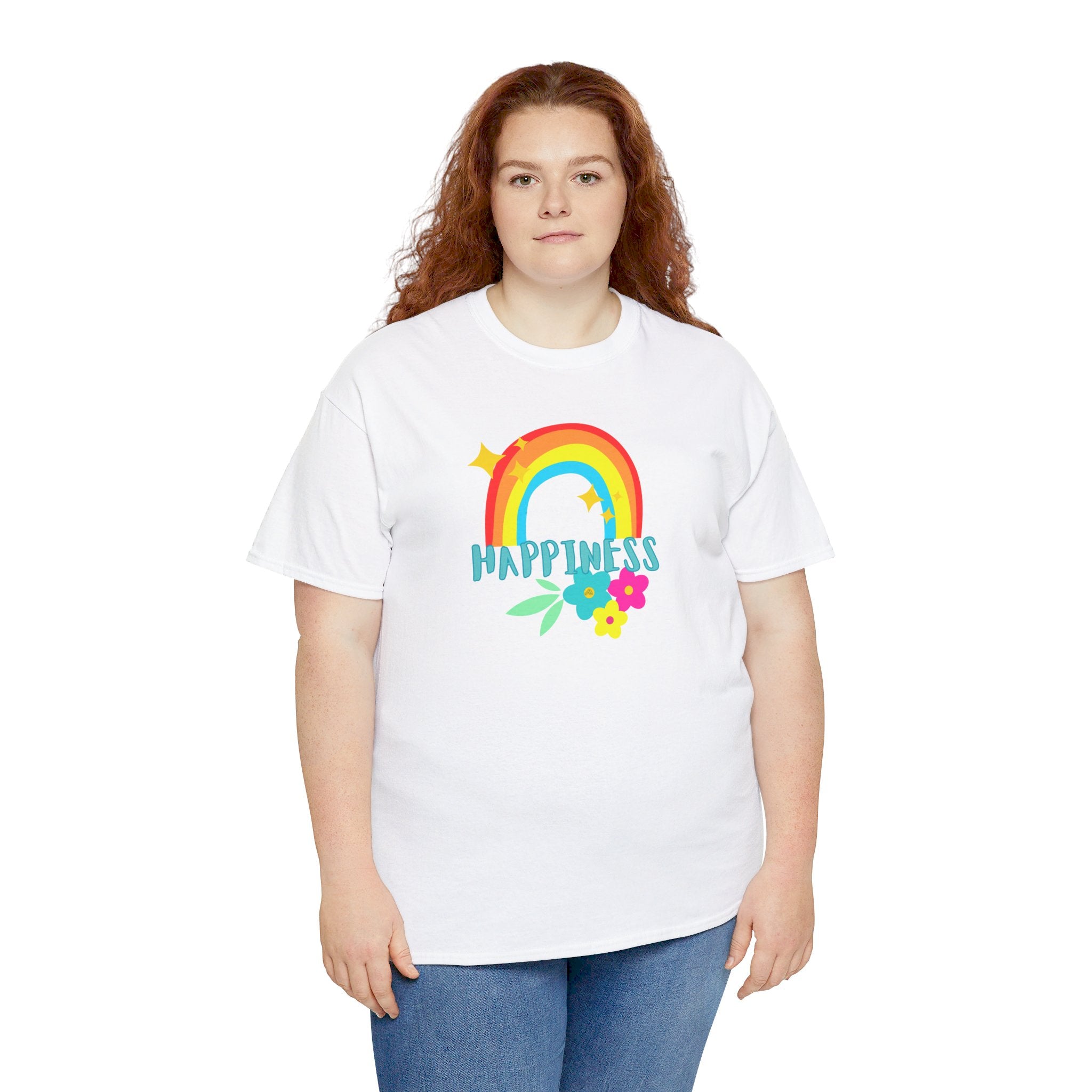 Peel Here Clothing Women's "Happiness Rainbow"