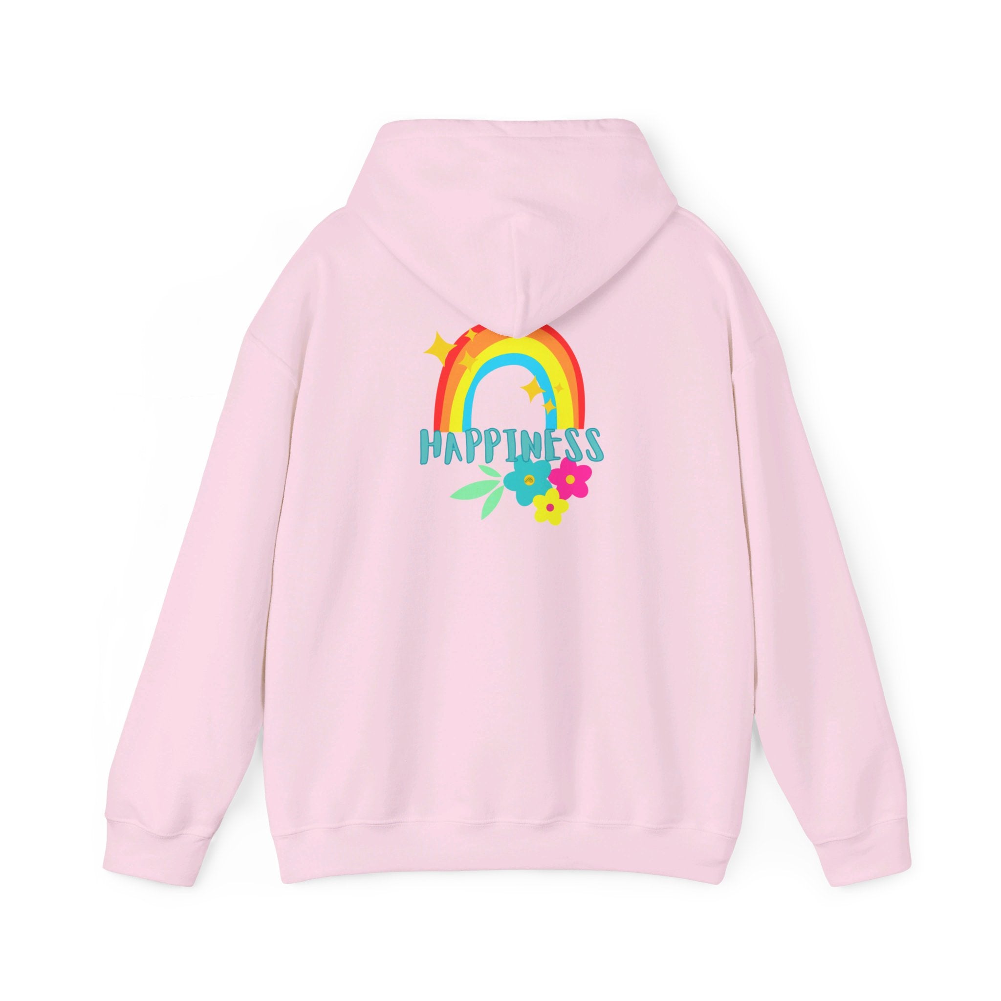 Peel Here Clothings Happy Rainbow Hoodie