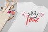 Love !!! Midweight Cotton Tee (Front)